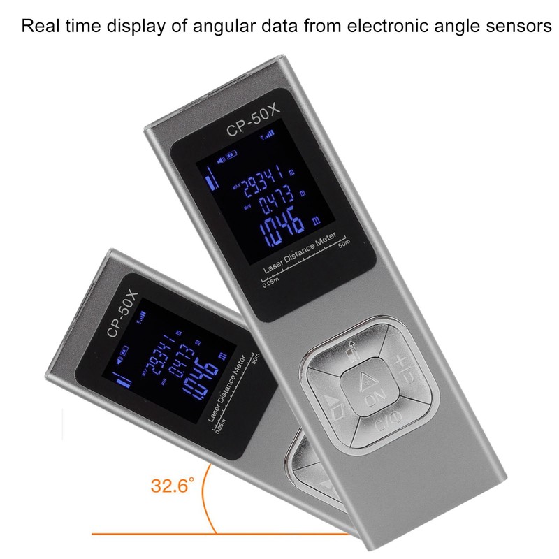 Distance Meter Accurate Voice Broadcast Small Electronic Ruler Handheld Rangefinder