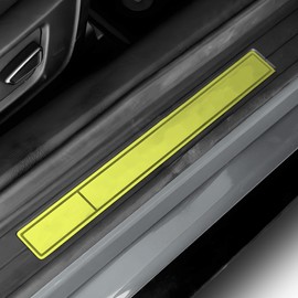 BOGAR TECH DESIGNS Precut Made for Ford Mustang 2024+ Door Sill Anti-Scratch Resistant Paint Protection PPF Film Kit Cover, Clear Bra