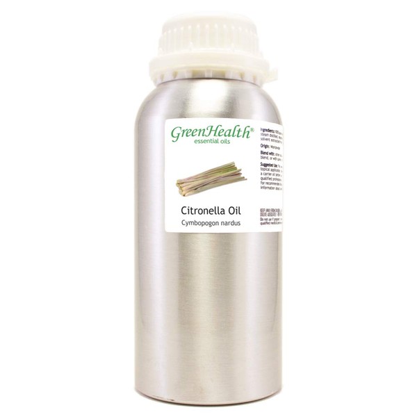 Citronella Essential Oil – 16 fl oz (473 ml) – 100% Pure Essential Oil - GreenHealth
