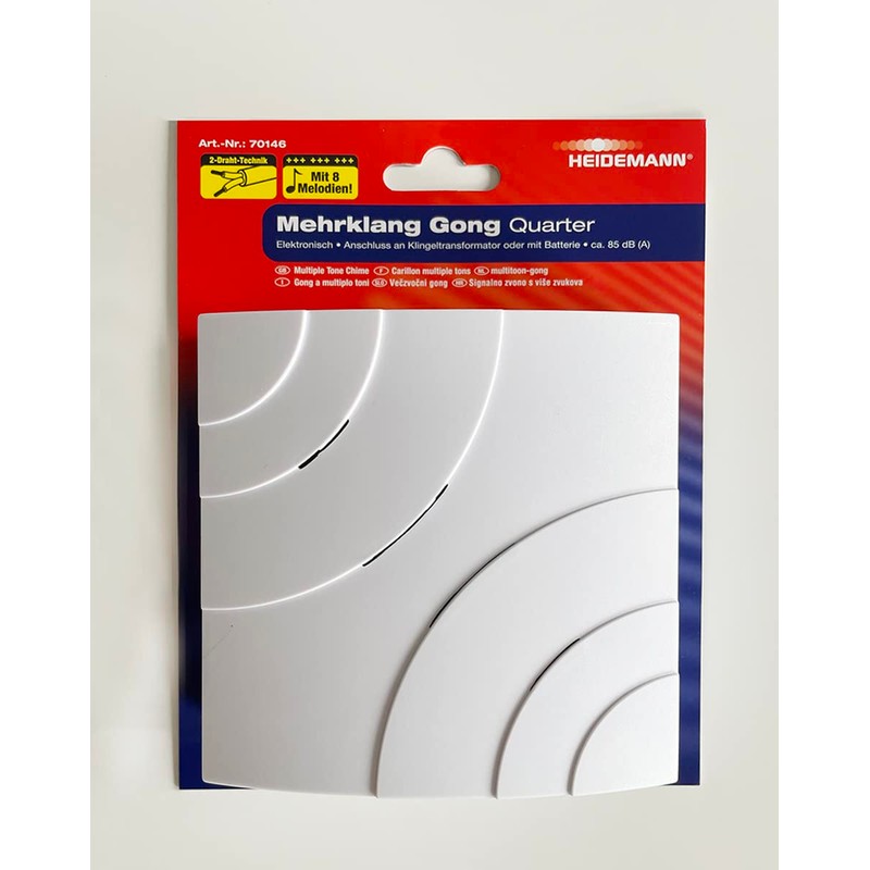 Heidemann 70146 Multi-Tone Chime Quarter (Receiver, Volume 85 dB, Pure