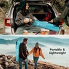 VILLEY Folding Camping Table, Portable Camping Table with 2 Cup