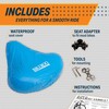 Bikeroo Wide Cruiser Saddle - Comfort Seat Fits Indoor &