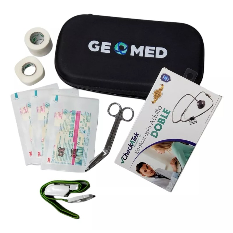 GEOMED Kit Enfermera Basico - Equipo Enfermeria, Material Curacion