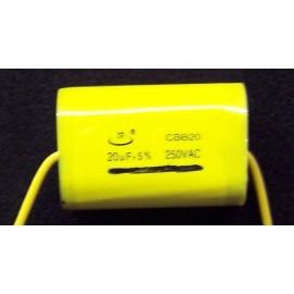 None CBB20 Motor Run Capacitor 20uF (MFD) for Zoeller Sump Pump N151-B 1/3 hp 115V