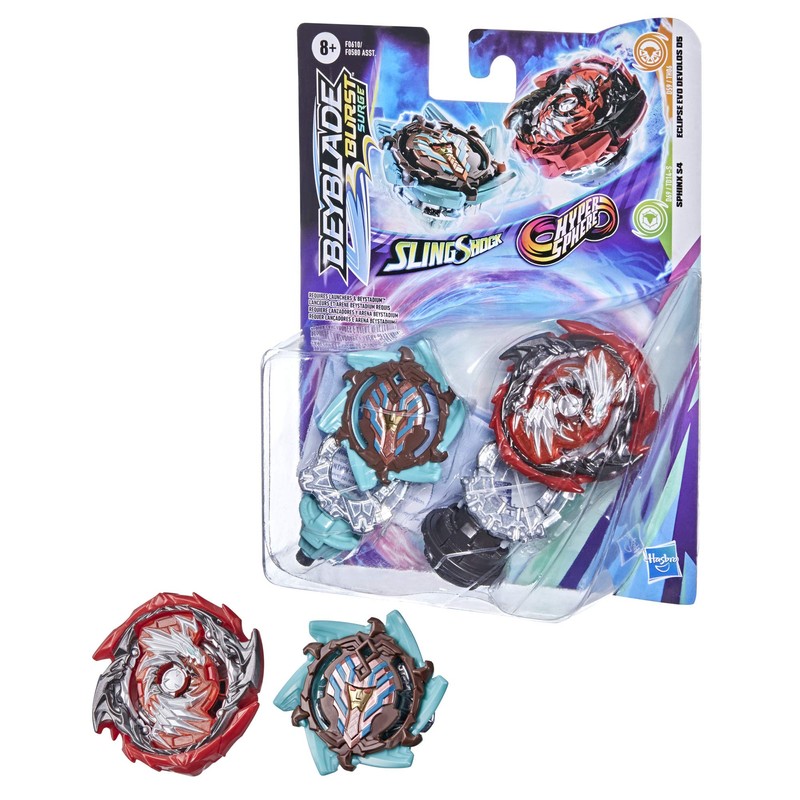 BEYBLADE Burst Surge Dual Collection Pack Hypersphere Eclipse EVO Devolos