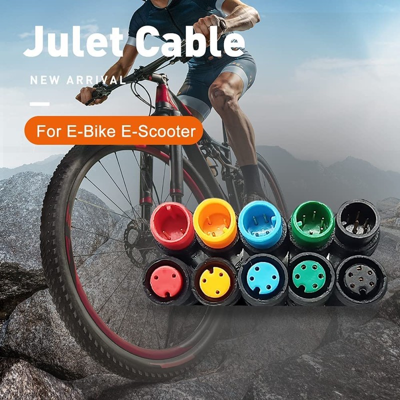 HUDAMZKY Ebike Cable Extension - Female & Male 2-6 Pin,