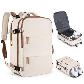 coofay Travel Backpack Carry on Flight Approved Mochila De Viaje Personal Item Travel Bag Backpack for Travel Backpacks for Men Women Carry on Backpack for Airplanes 18x14x8 Inches Travel Bag