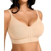 FeelinGirl para Mujeres Post-Surgical Minimizer Bra Breast Augmentation Easy-Care Wireless