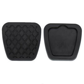 2pcs Car Brake Clutch Pedal Pad Cover Black Rubber Pad Manual Auto Accessory Replacement 46545-SA5-000 Fit Honda Accord CR-V Civic