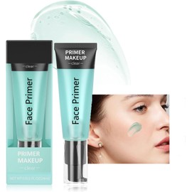 Prebase Power Grip, Base de Gel para Base Hidratante y Bloqueadora, Prebase De Maquillaje Facial, Base De Gel Perfecto, Prebase De Maquillaje, Piel Perfecta Todo el Día(green, M)