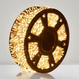 LIGHTSHARE 1000LED 328FT String Lights Warm White, 8 Modes 30V Plug in Fairy Lights with Remote Control for Home Garden Yard Christmas Wedding Holiday Party Thanksgiving Festival Decoration