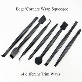 Umaki Vinyl Wrap For Cars Install Kit with Vinyl Scraper, 9mm Utility Knife & 10piece Blades and 7 IN 1 Micro Wrap Squeegee, Ideal for Window tint, Car Paint Protection Film, Car Graphics & Decals