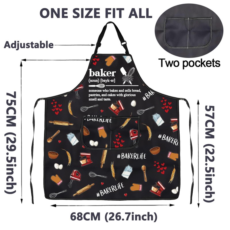 ENSIANTH Baker Aprons Bread Baker Gifts Baking Aprons for Women