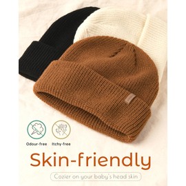 FURTALK Toddler Beanie Baby Boys Girls Beanies Kids Winter Hats Children Knit Warm Caps