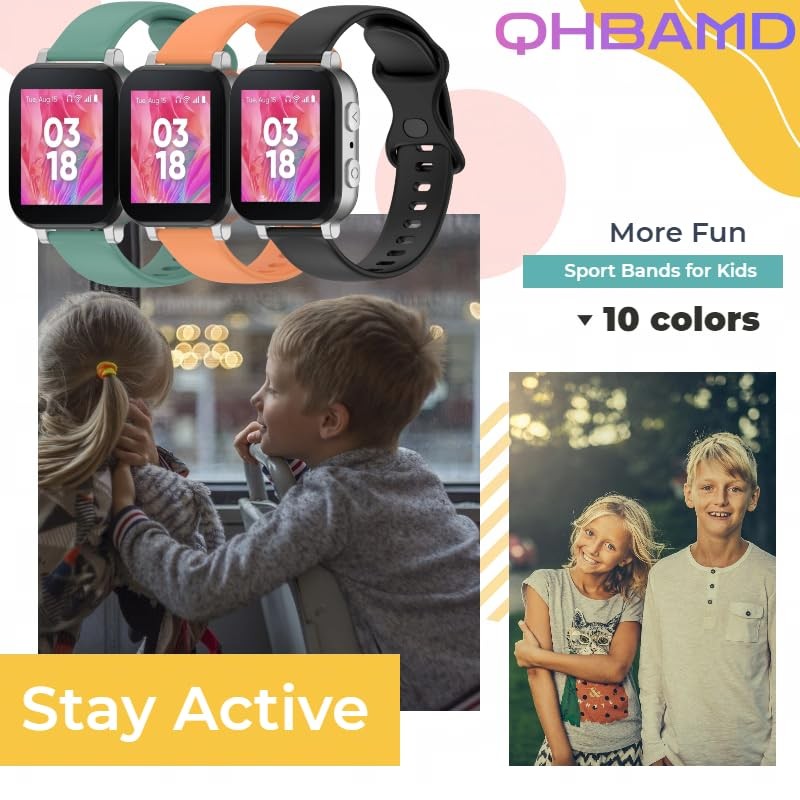 QHBAMD 10-Pack Compatible for Gizmo Watch 3 2 1/Gabb Watch