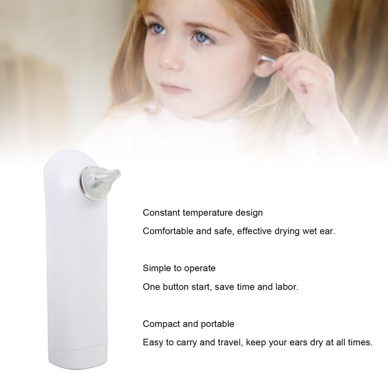 Electric Ear Dryer for Swimmer, Ear Water Removal Ear Drying