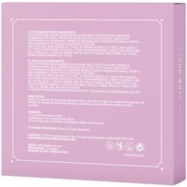 LUXAZA PRO Set De Sombras De Ojos En Barra Neutras Sombras De Ojos En Crema Mate Con Brillo Metálico Delineador Iluminador Y Lápiz De Color - Classic