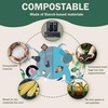 JENCENBIO Compost Bin Liners, 20 Liter, Extra Thick, 20 Micron
