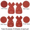 SULOLI Black and Decker Mouse Sander Pads,40PCS Mouse Sanding Pads