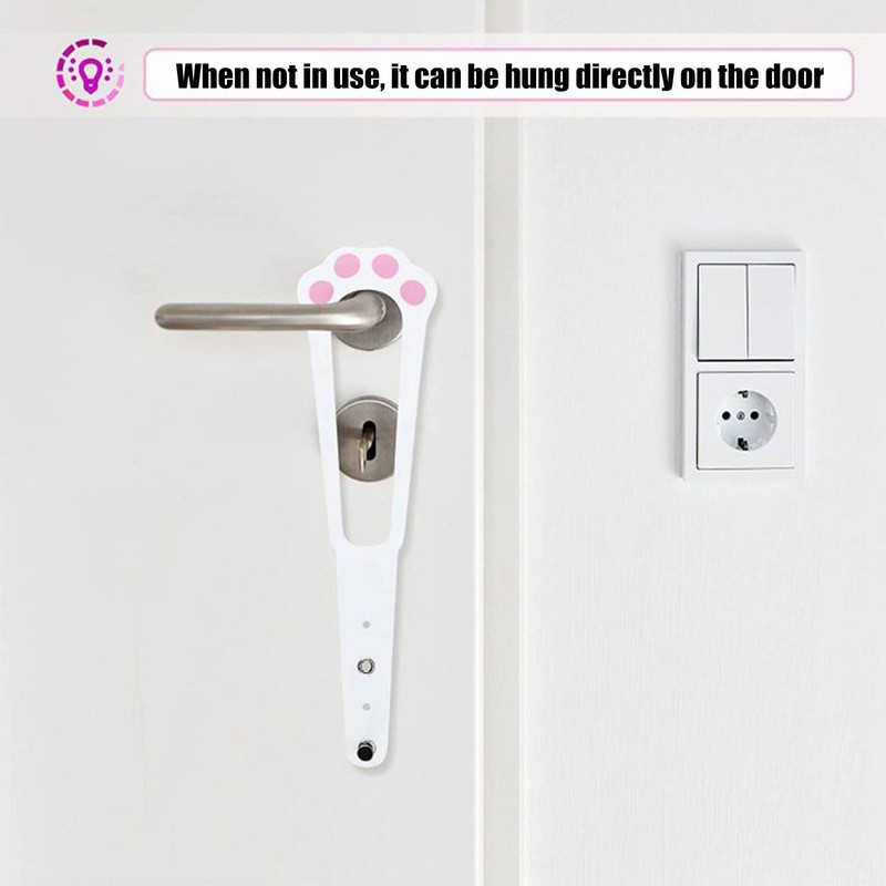 Adjustable Cat Door Strap, Door Stopper for Dogs, Pet Door