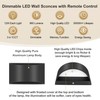 TRLIFE Modern LED Wall Sconces, Remote Control Dimmable and Adjustable