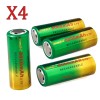 Skywolfeye 4pcs Skywolfeye 26650 Battery 3.7V Rechargeable Batteries Cell