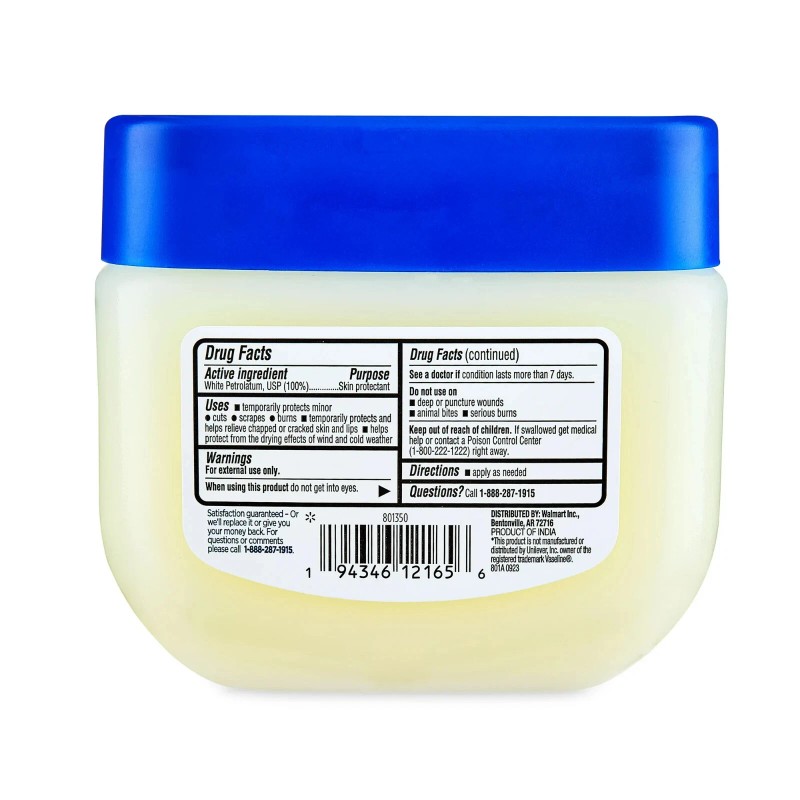 Equate Petroleum Jelly, 13 oz, Skin Protectant, Original, All Skin