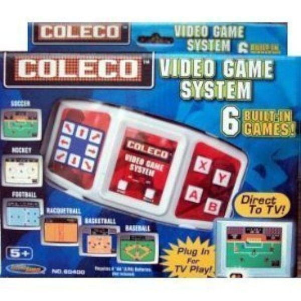 5Star-TD Coleco 6 in 1 Video Game System Plug N Play