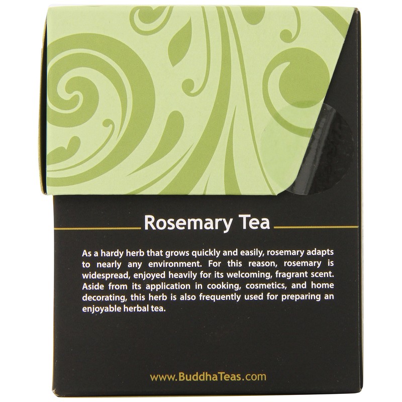 Buddha Teas Rosemary Tea, 18 Count (Pack of 6)