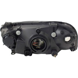 For 2001-2003 Hyundai Elantra Headlight Driver and Passenger Side DOT Certified Bulbs Included HY2502122 HY2503122 - Replaces 92101-2D150, 92102-2D150 ; for Sedan