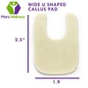 Wide U Shaped Felt Callus Horseshoe Pads - Adhesive Foot