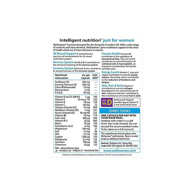 Vitabiotics Wellwoman Wellwoman 90 Tablets
