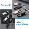 12 PCS Zipper Pull Replacement (Upgraded Metal Spring Design), Detachable
