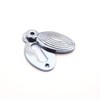 Oval Shaped Beehive/Reeded Door Lock Keyhole Escutcheons in Various Finishes
