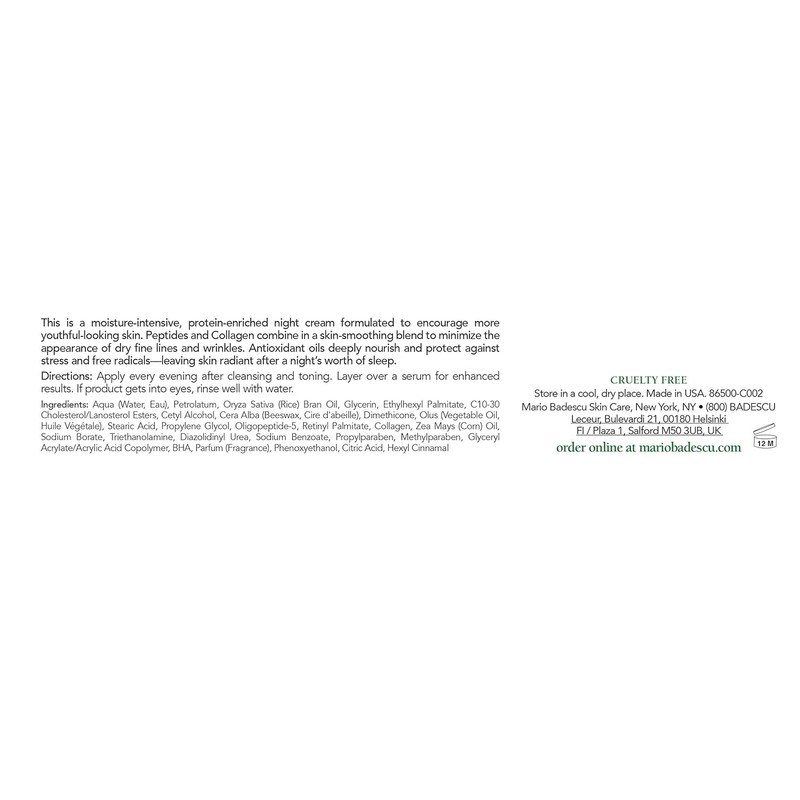 Mario Badescu Protein Night Cream for Dry and Sensitive Skin