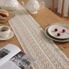 Gxfctys Table Runner, Boho Runner Cotton Linen Decorations, Farmhouse Runners