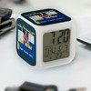 Fabulous Alarm Clock Cube Illuminated Blue - The Real Heroes