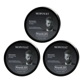 3pcs Balsamo Para Crecer La Barba Al 20%