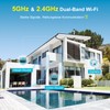 Menborn 2.5K Outdoor Surveillance Camera, 2.4/5GHz Camera Surveillance with Floodlight,