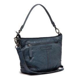 The Chesterfield Brand Lucy Leather Shoulder Bag 22 cm, navy