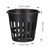 DOITOOL 40PCS 2 Inch Garden Slotted Mesh Net Cups, Net