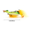 Dr.Fish Topwater Duck Fishing Lure 4.1" Lifelike 3D Duck Poppers
