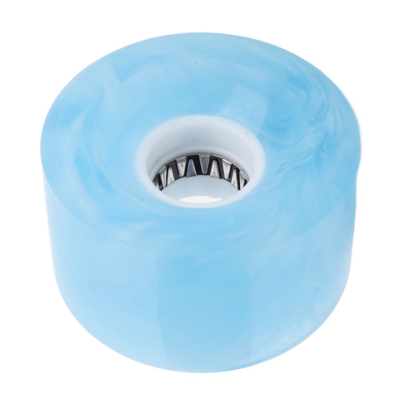 4Pcs Skateboard Wheel Set Replacement 78A Hardness PU Translucent Flashing