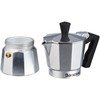 Barazzoni Aluminium Espresso Maker 2 Cups 2 Cups Grey