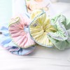 : Chic Striped Hair Scrunchies for Girls and Women，Elastic Hair