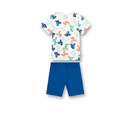 Sanetta Boys Pyjamas Short Beige Baby and Toddler Pyjamas, White Pebble