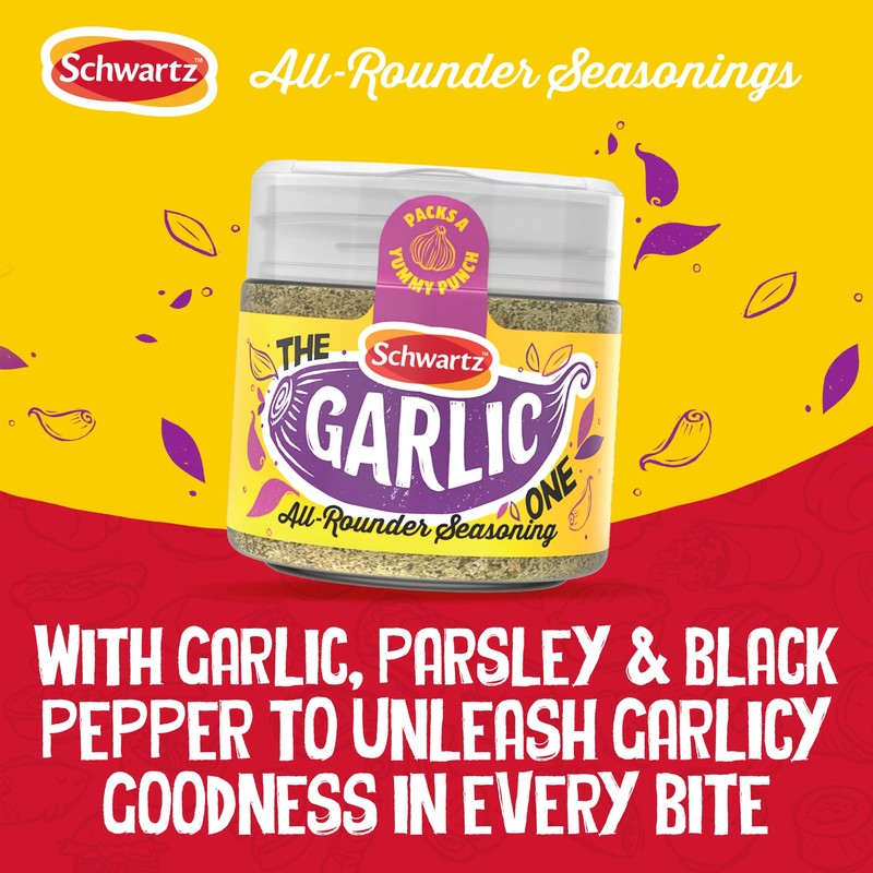 Schwartz All Rounder Garlic Seasoning, 100g