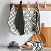 Assorted Kitchen Towels Large 16x26 inches 100% Cotton Set of