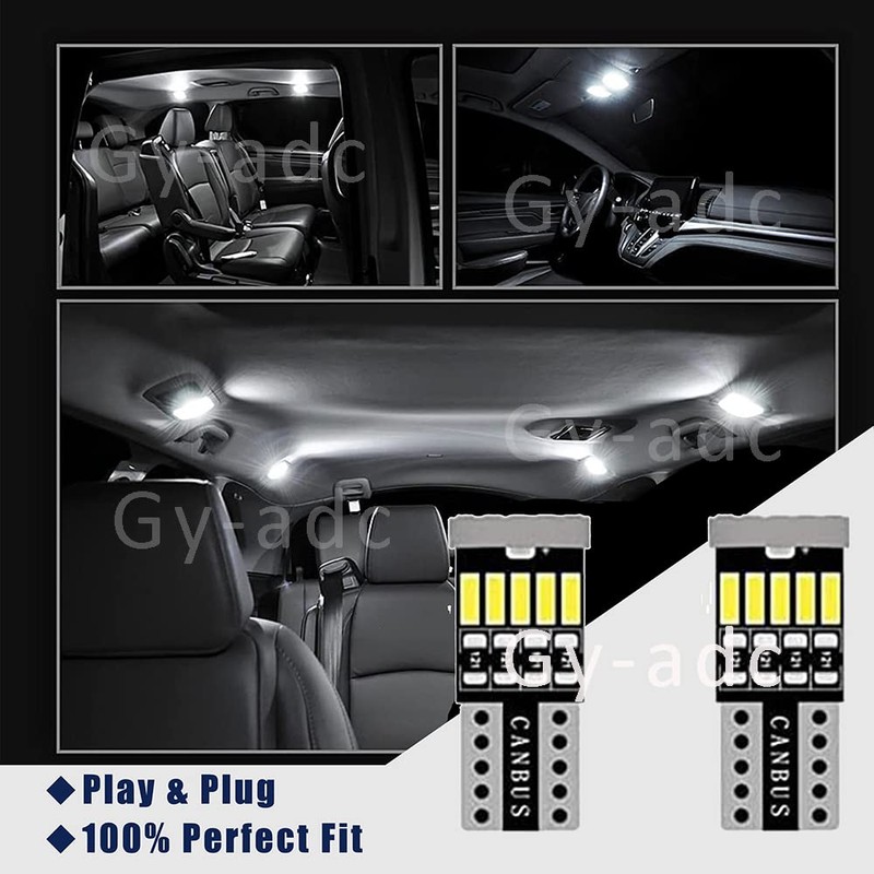 Gy-Adc 19pcs Grand Cherokee Interior LED Lights Kit Package Super