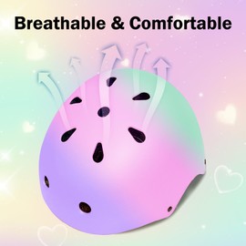 JIFAR Kids Helmet for 3-5-8-14 Years, Girls and Boys - Ventilation and Shock Resistance - Toddler Helmet for Multisport: Bike, Scooter, Inline Skating and Skateboarding